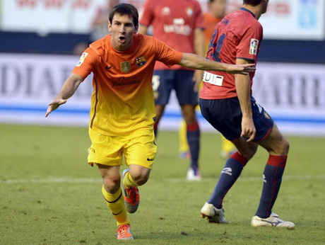 Messi vẫn cho thấy anh là chân sút lợi hại của Barca. Ảnh: Marca