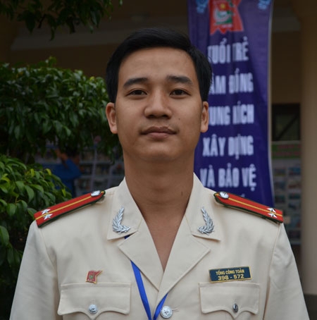 Tống Công Toản, Đại diện Đoàn Công an tỉnh Lâm Đồng