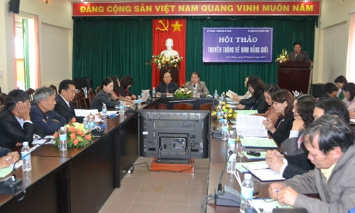 Tăng cường hoạt động truyền thông bình đẳng giới trong các lĩnh vực của đời sống xã hội và gia đình