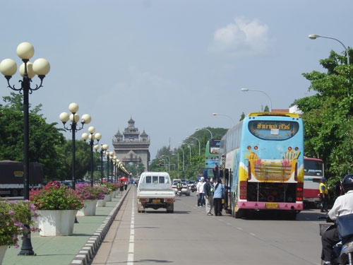 Thủ đô Viêng Chăn – Lào. Ảnh: Thanh Toàn