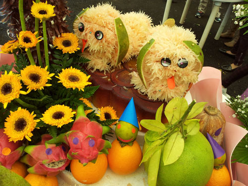 Sự sáng tạo, khéo léo của các em thiếu nhi trong cuộc thi bày cỗ Trung thu