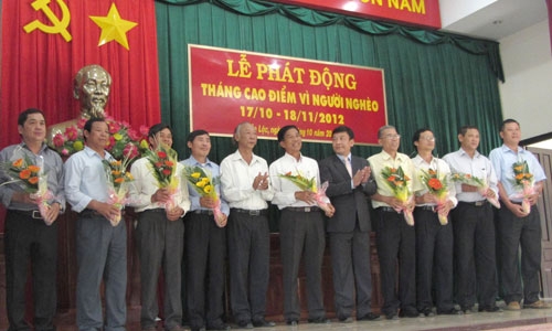 Các địa phương phát động “Tháng vì người nghèo”