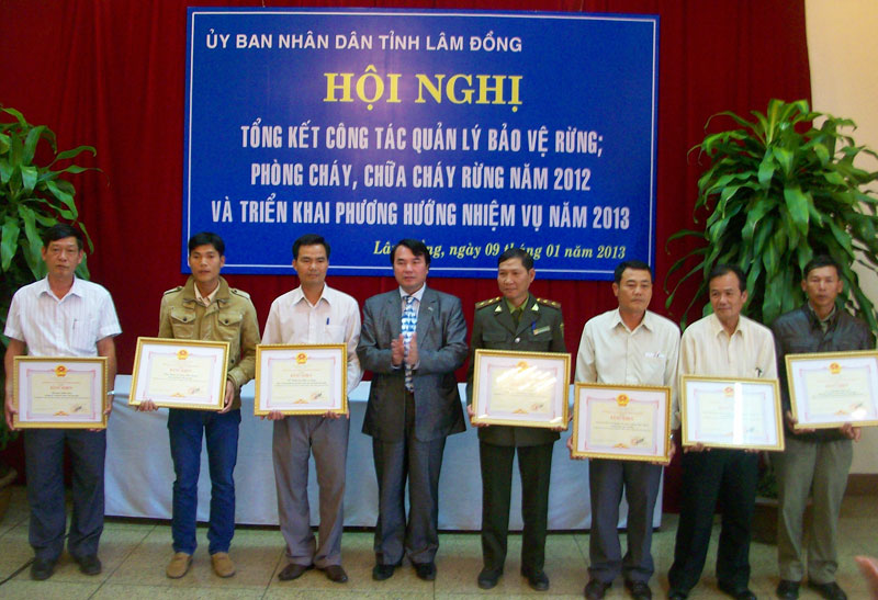 Phát hiện hơn 2 ngàn vụ vi phạm lâm luật trong năm 2012