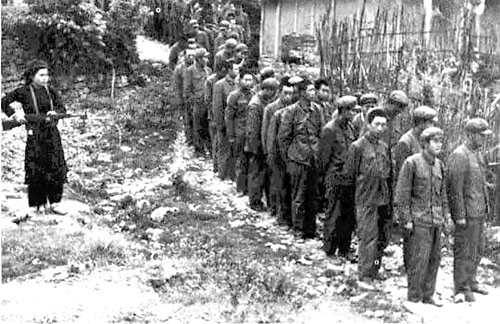 Tù binh Trung Quốc bị bắt tại Cao Bằng