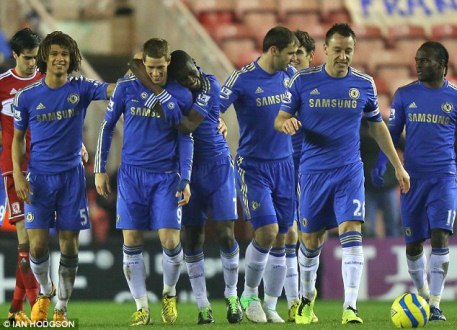 Đánh bại Middlebrough, Chelsea đụng độ Man Utd