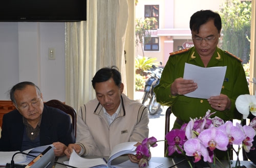 Đại biểu Trần Đình Thu - Công an tỉnh góp ý vào Dự thảo Luật