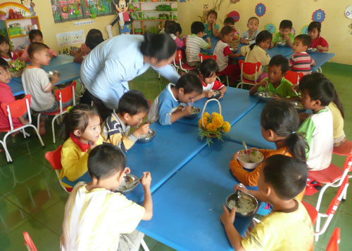 Ngôi trường đạt chuẩn quốc gia ở vùng khó khăn