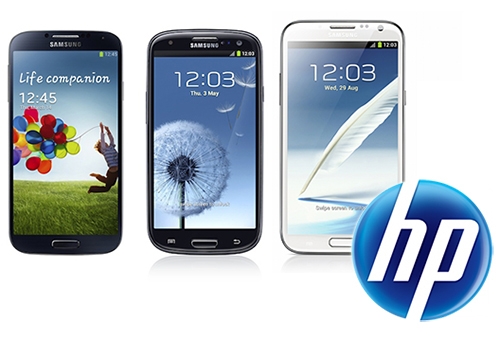 HP bắt tay Samsung mang công nghệ in lên Samsung Galaxy S4, S3, Note 2