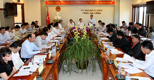Toàn cảnh buổi làm việc