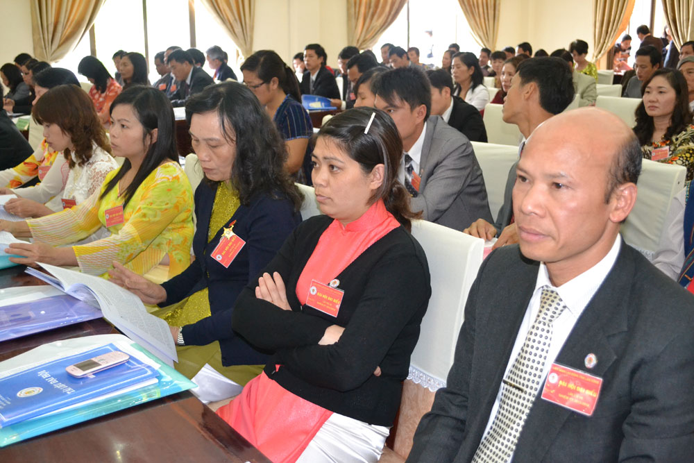 Đại biểu tham dự Đại hội
