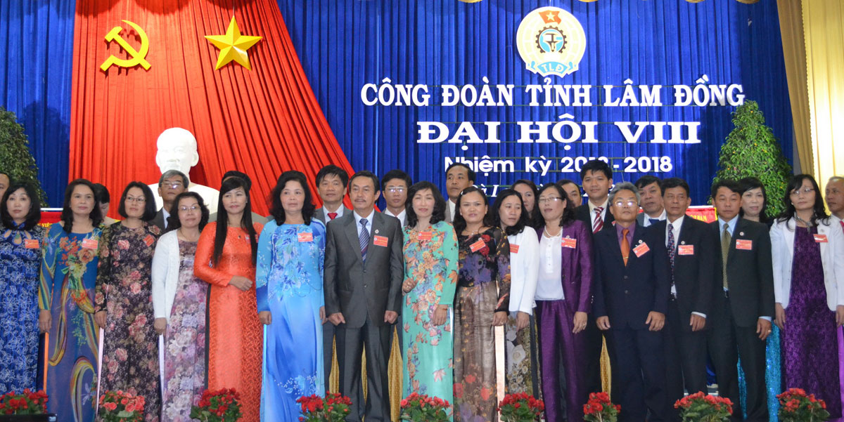Ban chấp hành LĐLĐ tỉnh khóa VIII ra mắt Đại hội