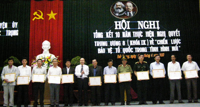 Đức Trọng: Tổng kết 10 năm thực hiện Nghị quyết Trung ương 8 (khoá IX)
