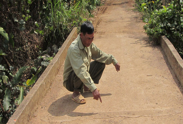 Sai phạm khi làm chiếc cầu xóm