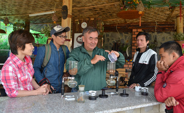 Pha chế cà phê chồn