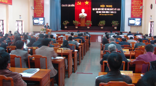 Tổ chức học tập, quán triệt Nghị quyết, Kết luận Hội nghị Trung ương 7 (khóa XI)