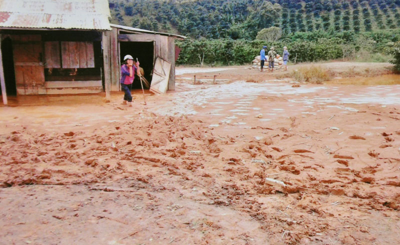 Thêm một vụ sạt lở đất tại Di Linh