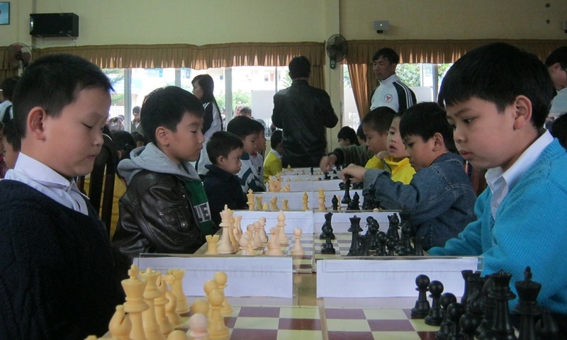 Khai mạc giải cờ vua nhi đồng năm 2013