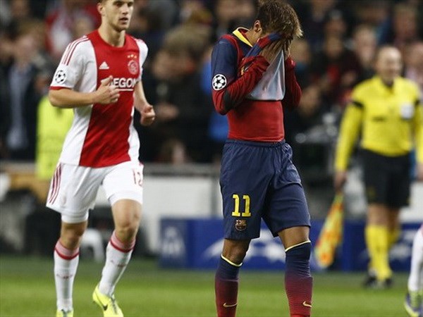 Barcelona gục ngã trước Ajax. (Nguồn: AFP/Getty Images)