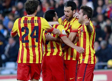 Barca thắng dễ, Real nhọc nhằn có 3 điểm