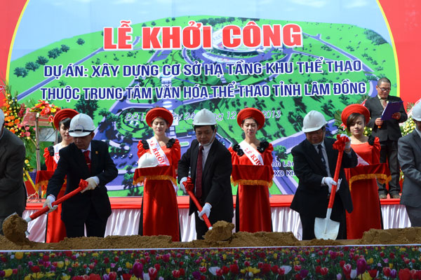 Xây dựng hạ tầng khu thể thao và sân vận động 20.000 chỗ ngồi