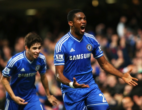 Eto o ghi bàn thắng thứ 2 mang về 3 điểm cho Chelsea