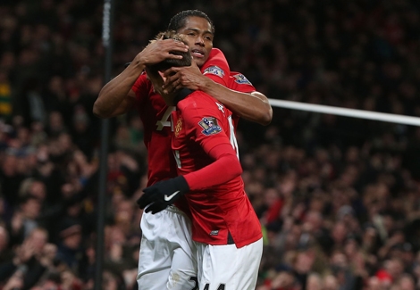 Niềm vui của các cầu thủ Man Utd