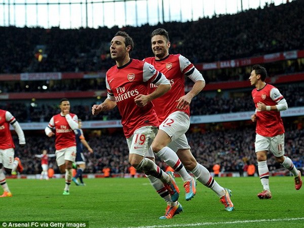 Arsenal chắc ngôi đầu, Real cân bằng điểm số với Barca
