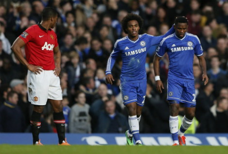 Lập hat-trick, Eto'o giúp Chelsea đè bẹp M.U