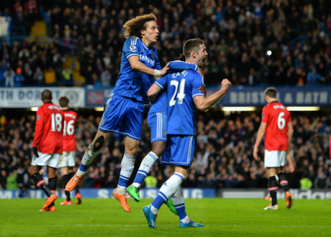 Niềm vui của các cầu thủ Chelsea sau chiến thắng vang dội