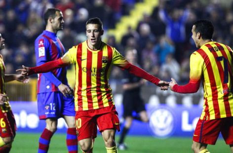 Barcelona - Levante: Không có quà cho khách