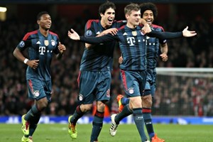 Kết quả Champions League: Bayern Munich lại đè Arsenal