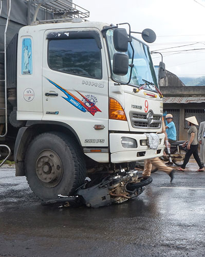 Hiện trường vụ tai nạn