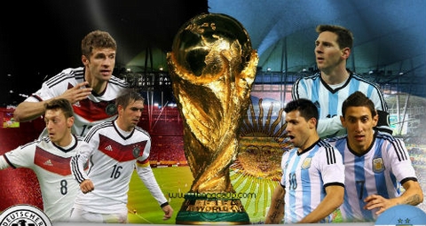 Đức – Argentina: Cúp vàng trao ai?