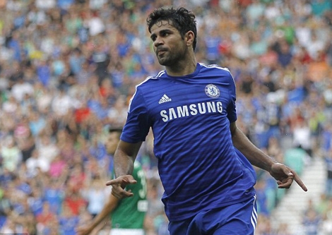 Diego Costa khai hỏa ngay trong trận ra mắt Chelsea