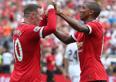 Rooney gỡ hòa 1-1, tạo điều kiện để M.U ngược dòng thành công