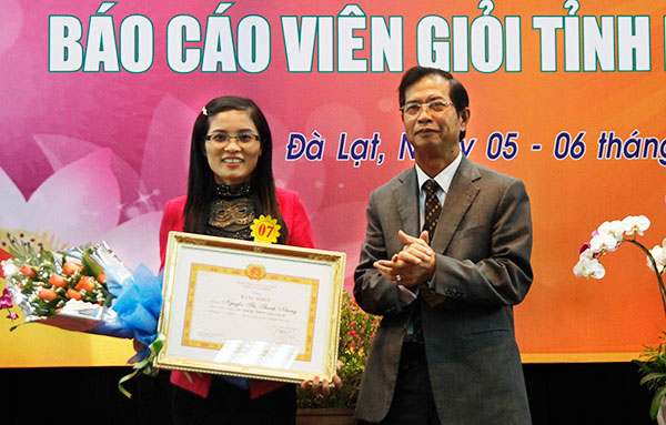 Kết thúc Hội thi Báo cáo viên giỏi tỉnh Lâm Đồng năm 2014