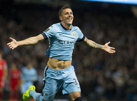 Jovetic tỏa sáng, Man City hạ ngọt Liverpool