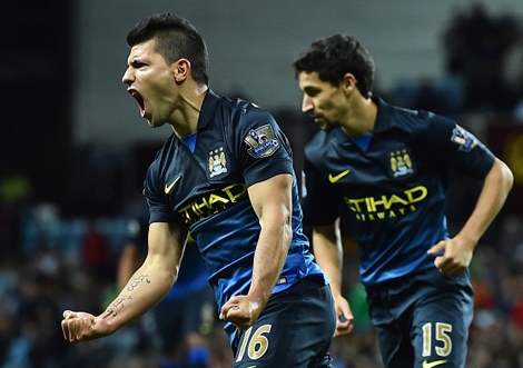 Aguero ấn định chiến thắng 2-0 cho Man City