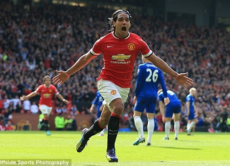 Falcao đã có bàn thắng đầu tiên trong màu áo Man Utd