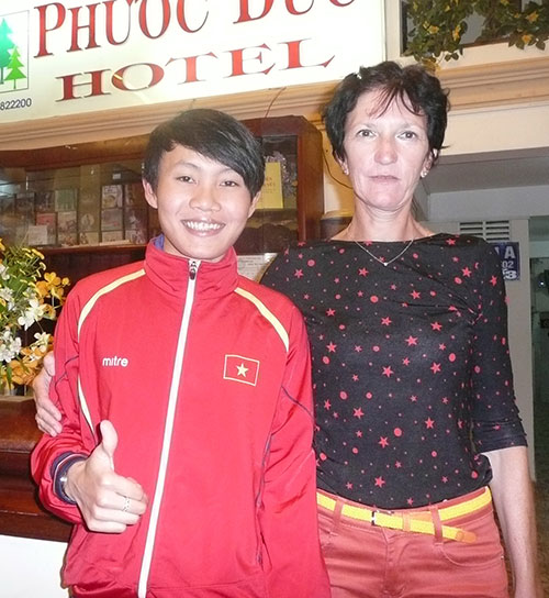 Gặp VĐV đua xe đạp nữ giành Huy chương Bạc châu Á