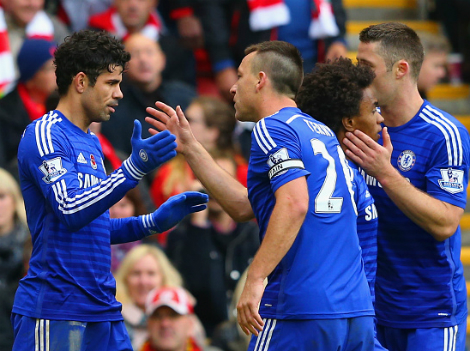 Diego Costa ấn định chiến thắng 2-1 cho Chelsea