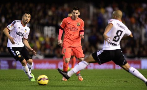 Barca thắng nhọc nhằn Valencia