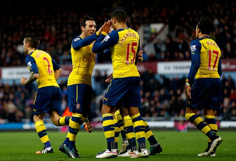Ở vòng 19, Arsenal là đội duy nhất giành chiến thắng trong top 7