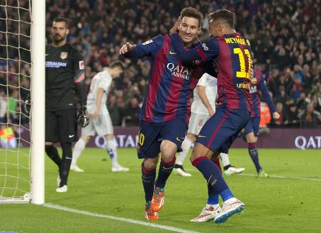 Messi ghi bàn ấn định chiến thắng cho Barcelona