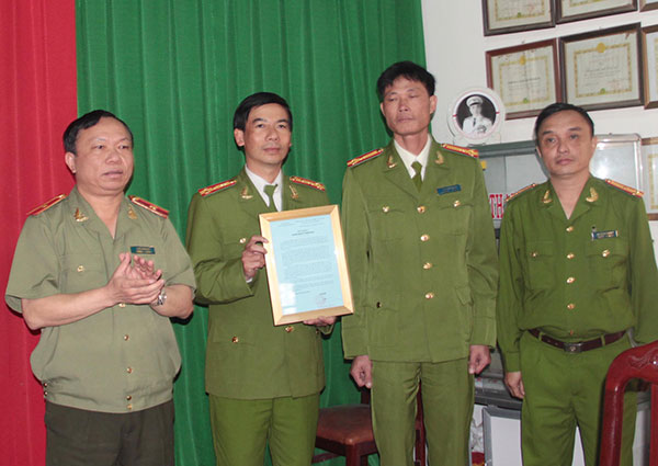 Khen thưởng Công an Đơn Dương và Phòng PC45 trong thực hiện chuyên án CS714