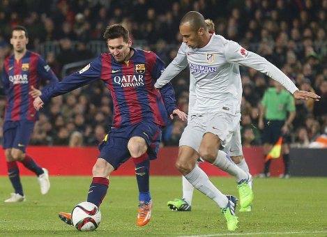 Messi lập công giúp Barca giành lợi thế trước Atletico Madrid