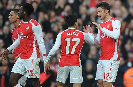 Giroud lập cú đúp, Arsenal giật vé vào tứ kết FA Cup