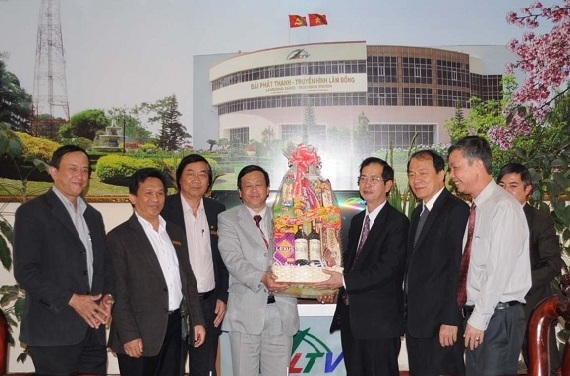 Lãnh đạo tỉnh thăm chúc tết Đài Phát thanh Truyền hình Lâm Đồng