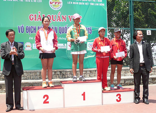 Kết thúc Giải Quần vợt vô địch nữ toàn quốc - 2015