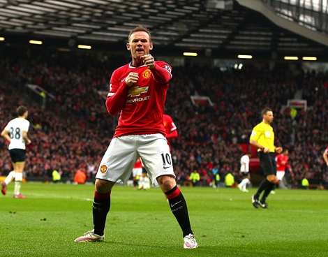 Rooney ấn định chiến thắng 3-0 cho Man Utd ngay trong hiệp 1